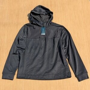 NWT Perry Ellis Pullover Hoodie‎ Men's Medium Quarter Zip Activewear Gorpcore